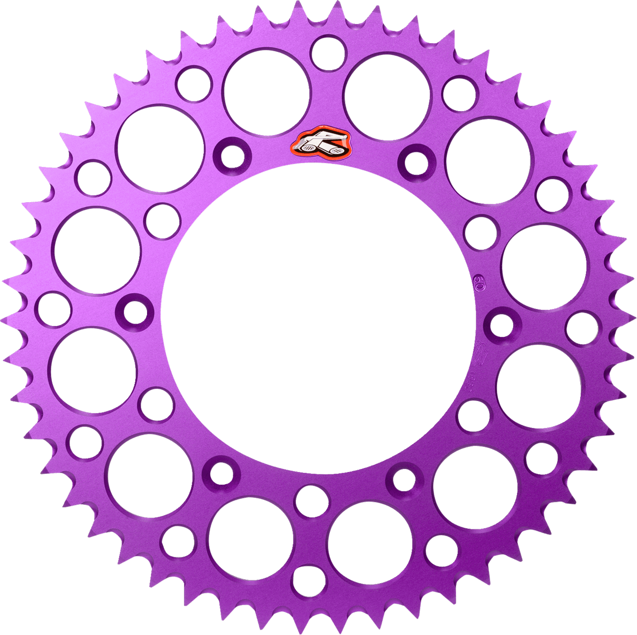 RENTHAL 1211-3088 Rear Sprocket - Aluminum - 50 Tooth - Purple - Suzuki