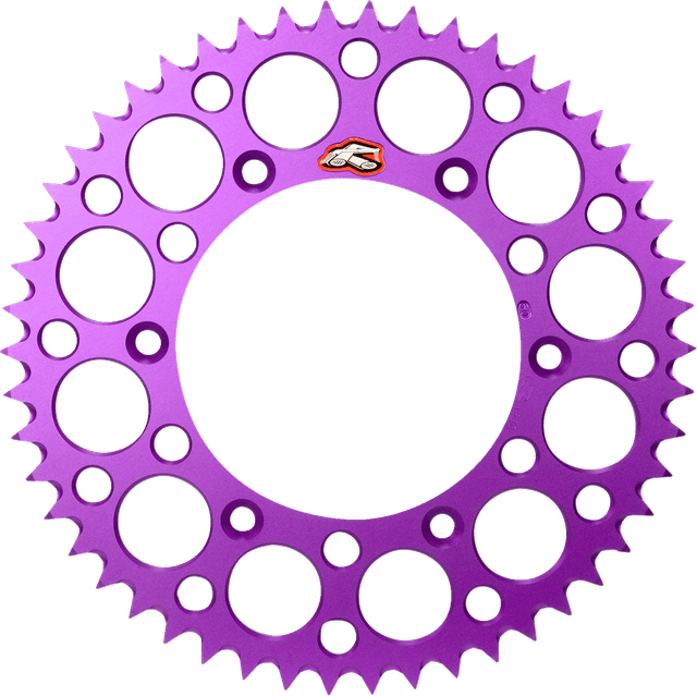 RENTHAL 1211-3088 Rear Sprocket - Aluminum - 50 Tooth - Purple - Suzuki — image 1 of 8
