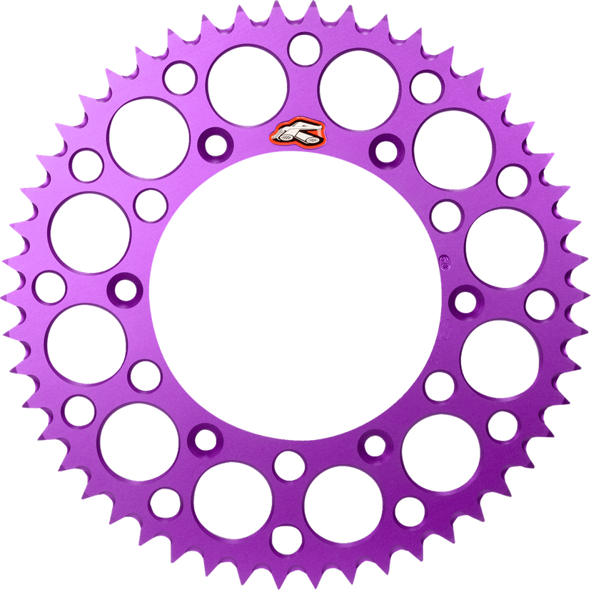 RENTHAL 1211-3088 Rear Sprocket - Aluminum - 50 Tooth - Purple - Suzuki — image 1 of 8