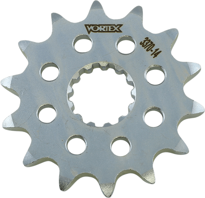 VORTEX 1212-0649 Front Sprocket - 14 Tooth - Kawasaki/Yamaha