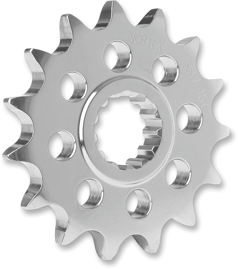 VORTEX 1212-0650 Front Sprocket - 15 Tooth - Kawasaki/Yamaha