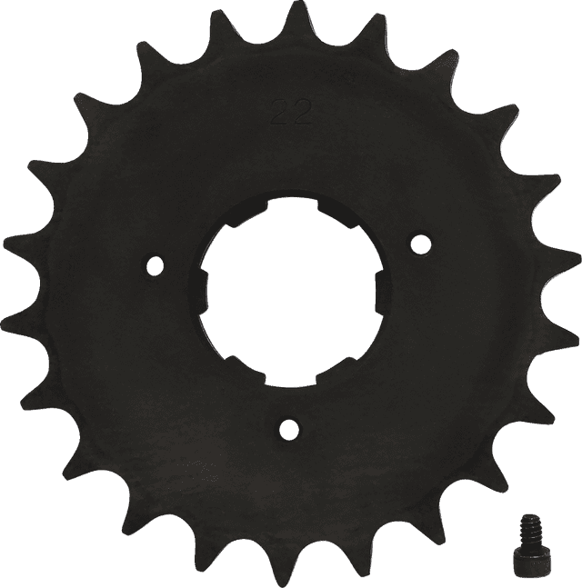 DRAG SPECIALTIES 1212-0700 Transmission Mainshaft Sprocket - 22 Tooth
