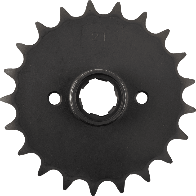 DRAG SPECIALTIES 1212-0733 Transmission Mainshaft Sprocket - 21 Tooth - XL