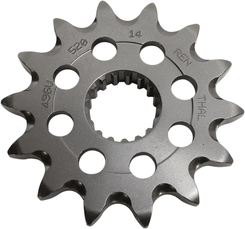 RENTHAL 1212-1213 Front Sprocket - Grooved - Ultralight - 14 Tooth - RM-Z 450