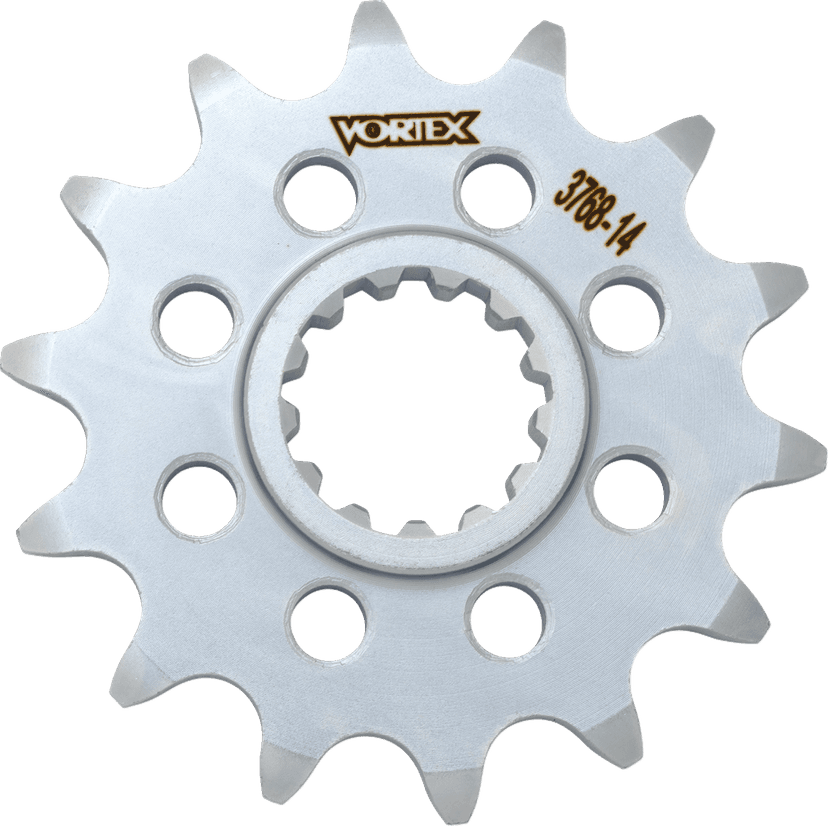 VORTEX 1212-2332 Front Sprocket - 14 Tooth - Silver - Ninja ZX-4RR