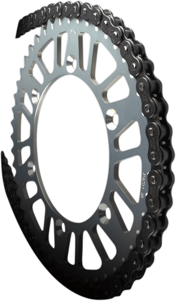 JT CHAINS 1220-0128 420 HDR - Heavy Duty Drive Chain - Steel - 140 Links — image 2 of 2