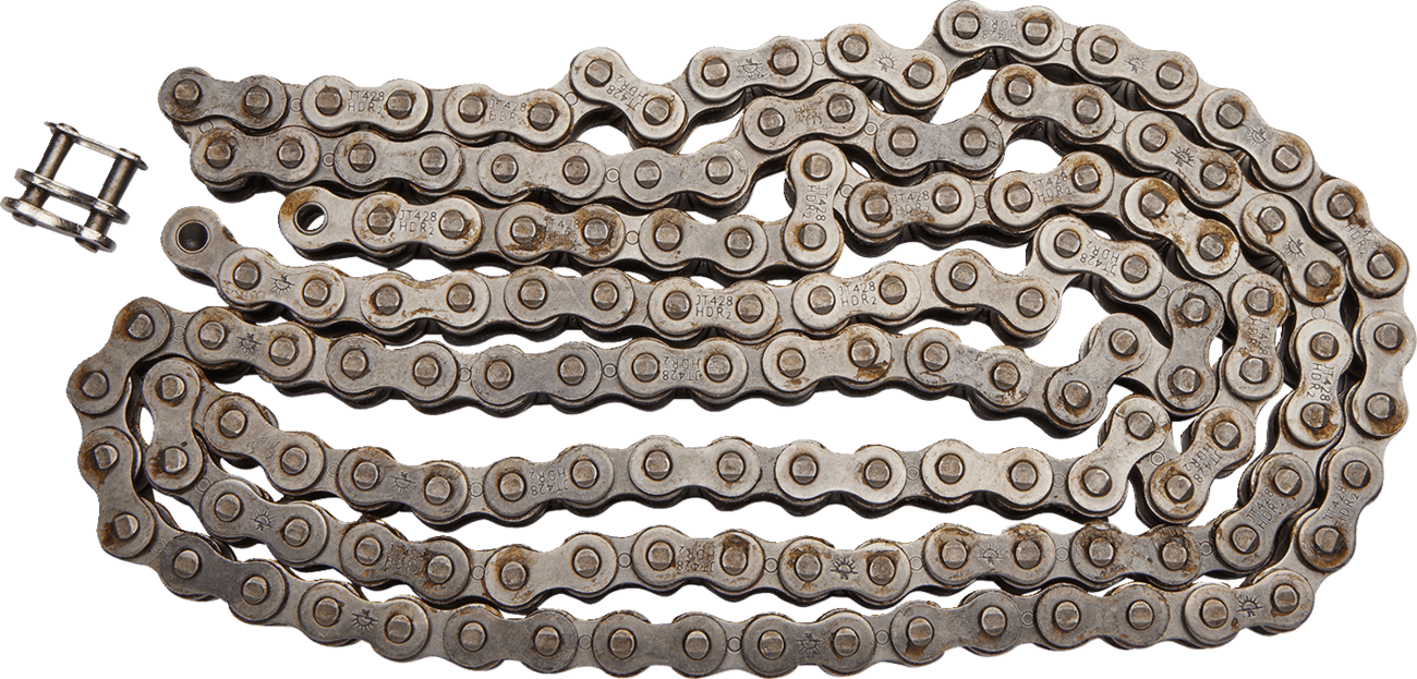 JT CHAINS 1220-0160 428 HDR - Heavy Duty Drive Chain - Steel - 146 Links