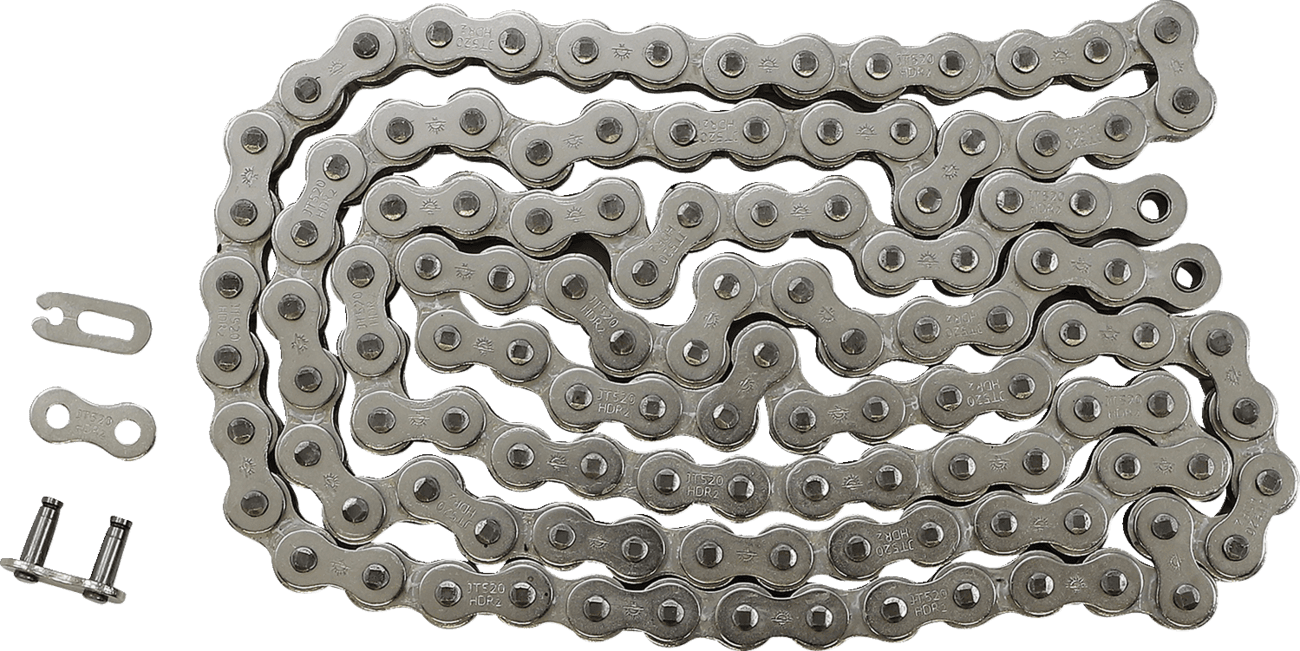 JT CHAINS 1220-0390 520 HDR - Nickel Race Chain - 120 Links