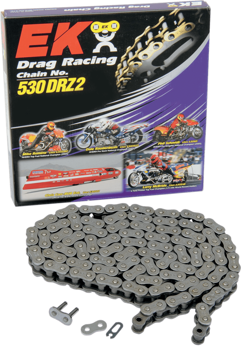 EK 1221-0010 530 DR2 - Drive Chain - Chrome - 140 Links