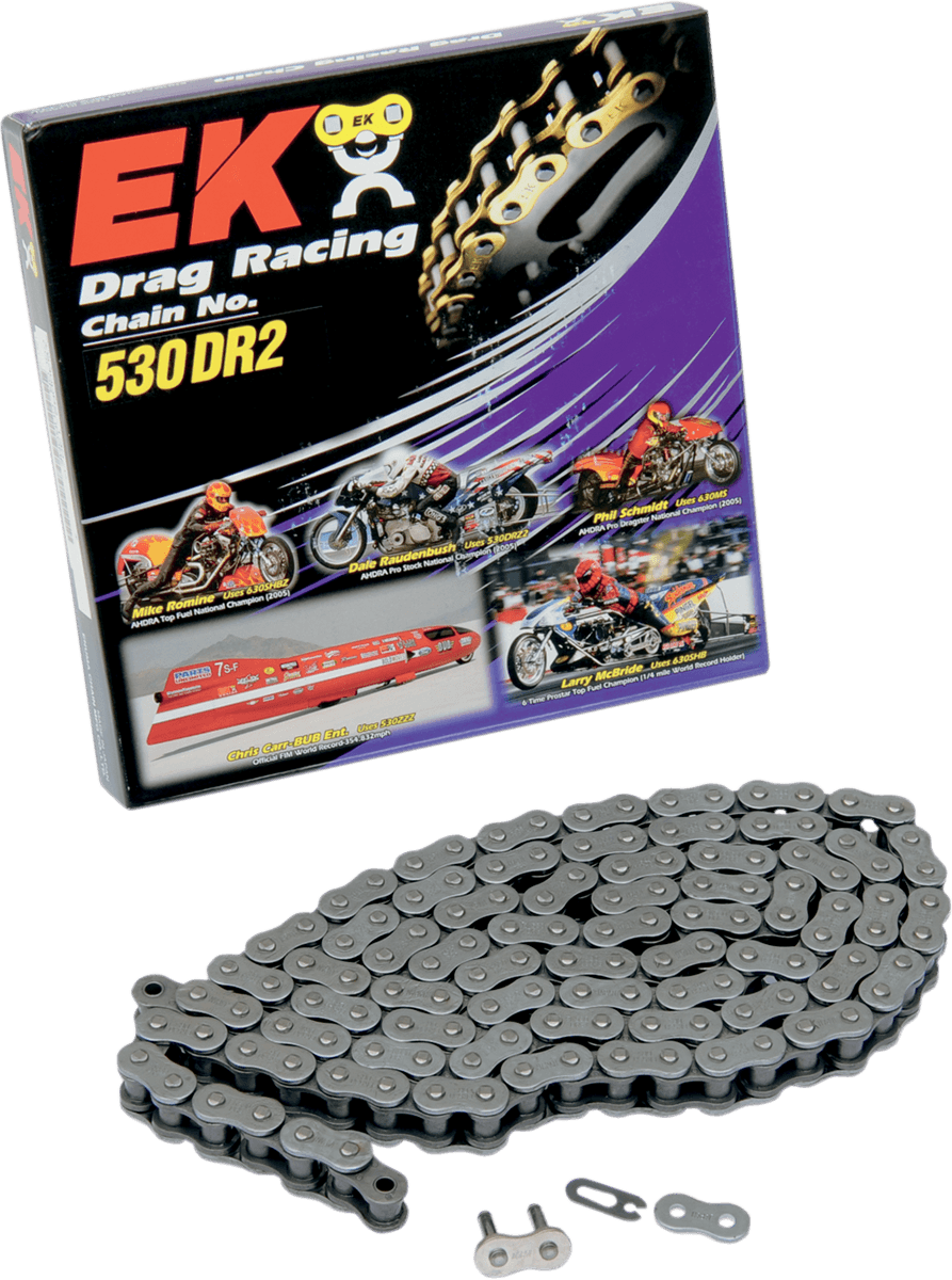 EK 1221-0014 530 DRZ2 - Drive Chain - Chrome - 140 Links