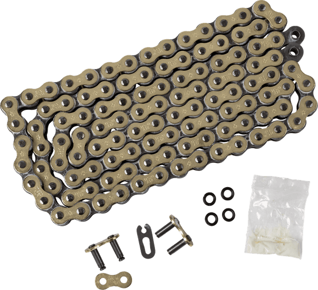 JT CHAINS 1223-0613 520 X1R - Heavy Duty Drive Chain - 114 Links - Gold — image 1 of 2