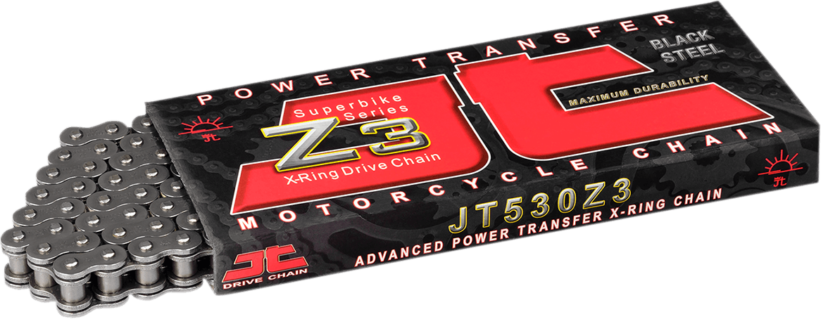JT CHAINS 1223-1058 520 Z3 - Heavy Duty Drive Chain - 110 Links