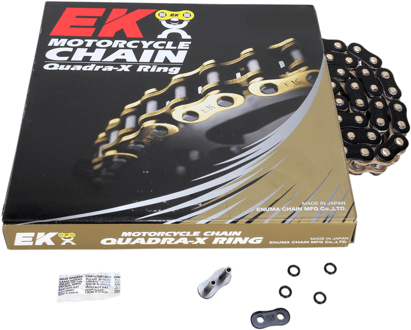 EK 1223-1474 520 ZVX3 - Sportbike Chain - 120 Links - Black/Gold — image 2 of 2