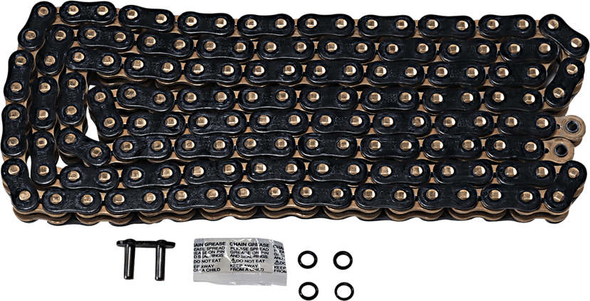 EK 1223-1475 520 ZVX3 - Sportbike Chain - 150 Links - Black/Gold — image 1 of 2