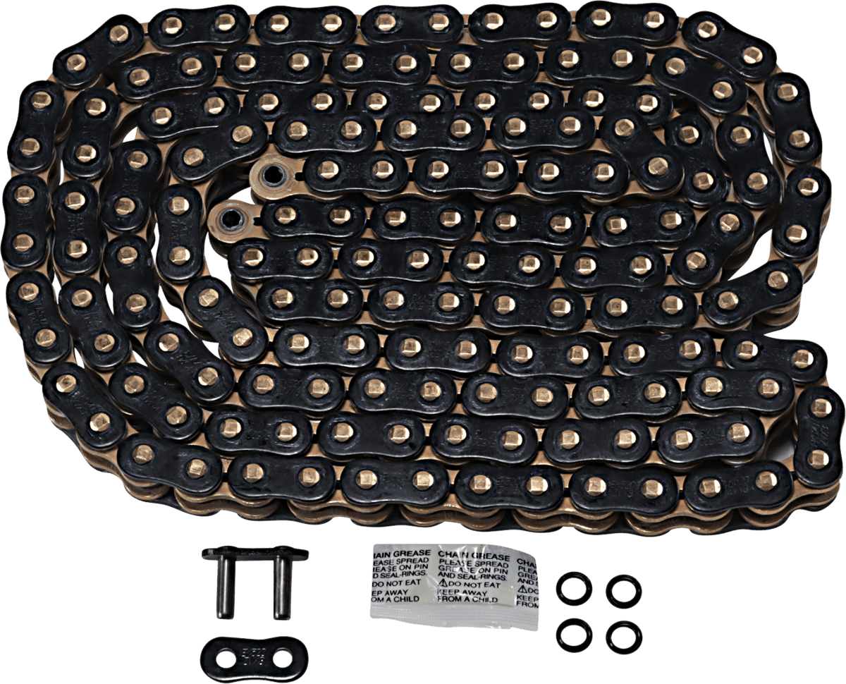 EK 1223-1476 520 ZVX3 - Sportbike Chain - 160 Links - Black/Gold