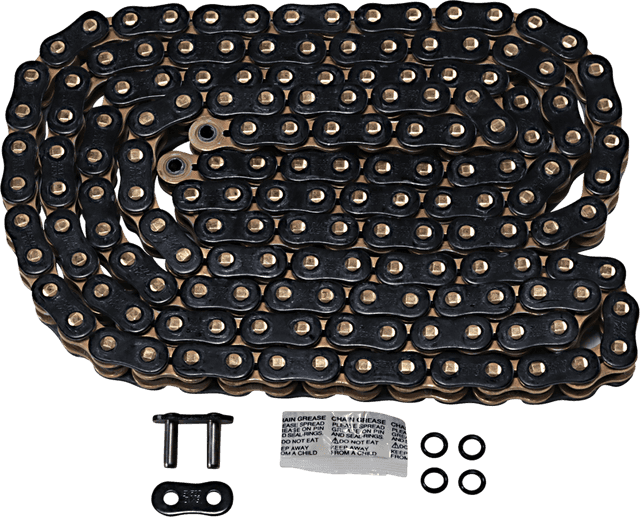 EK 1223-1476 520 ZVX3 - Sportbike Chain - 160 Links - Black/Gold — image 1 of 2