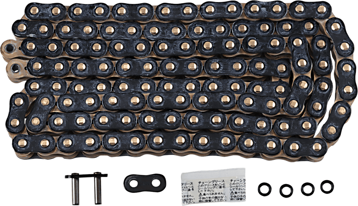 EK 1223-1484 525 ZVX3 - Sportbike Chain - 120 Links - Black/Gold
