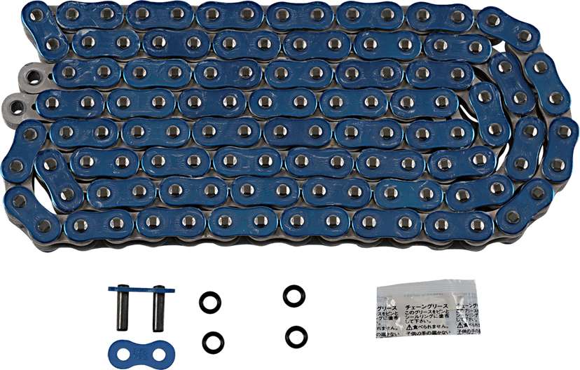 EK 1223-1489 525 ZVX3 - Sportbike Chain - 120 Links - Blue