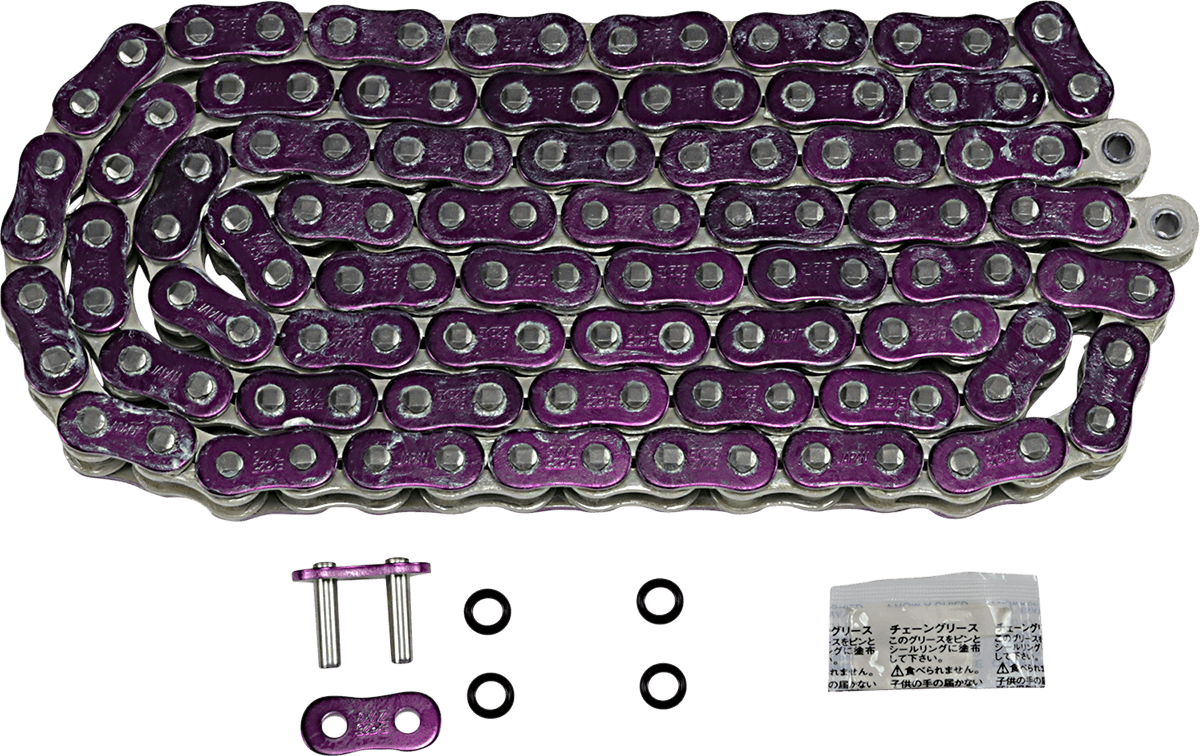 EK 1223-1492 525 ZVX3 - Sportbike Chain - 120 Links - Purple