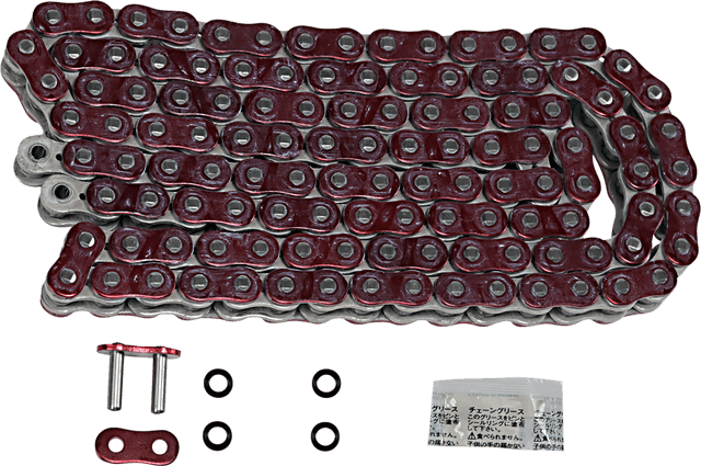 EK 1223-1500 530 ZVX3 - Sportbike Chain - 120 Links - Red