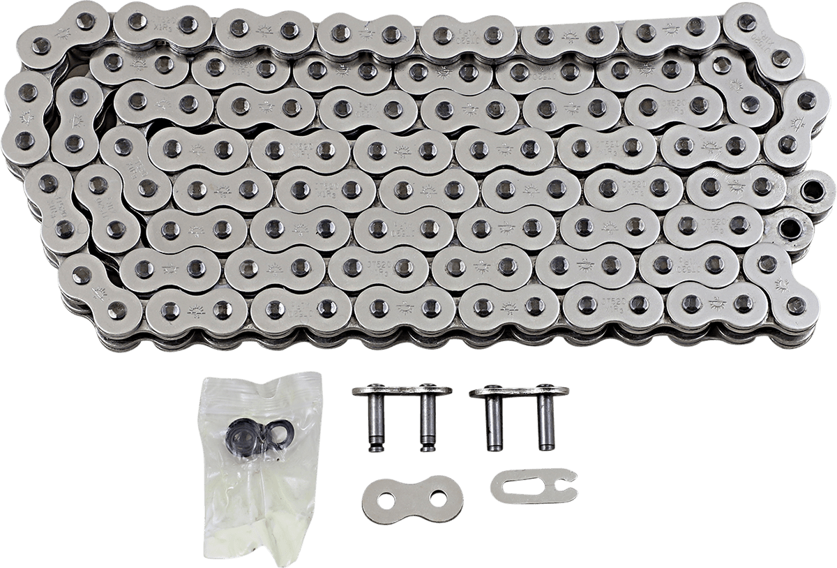 JT CHAINS 1223-1546 520 X1R3 Chain - Nickel - 120 Link