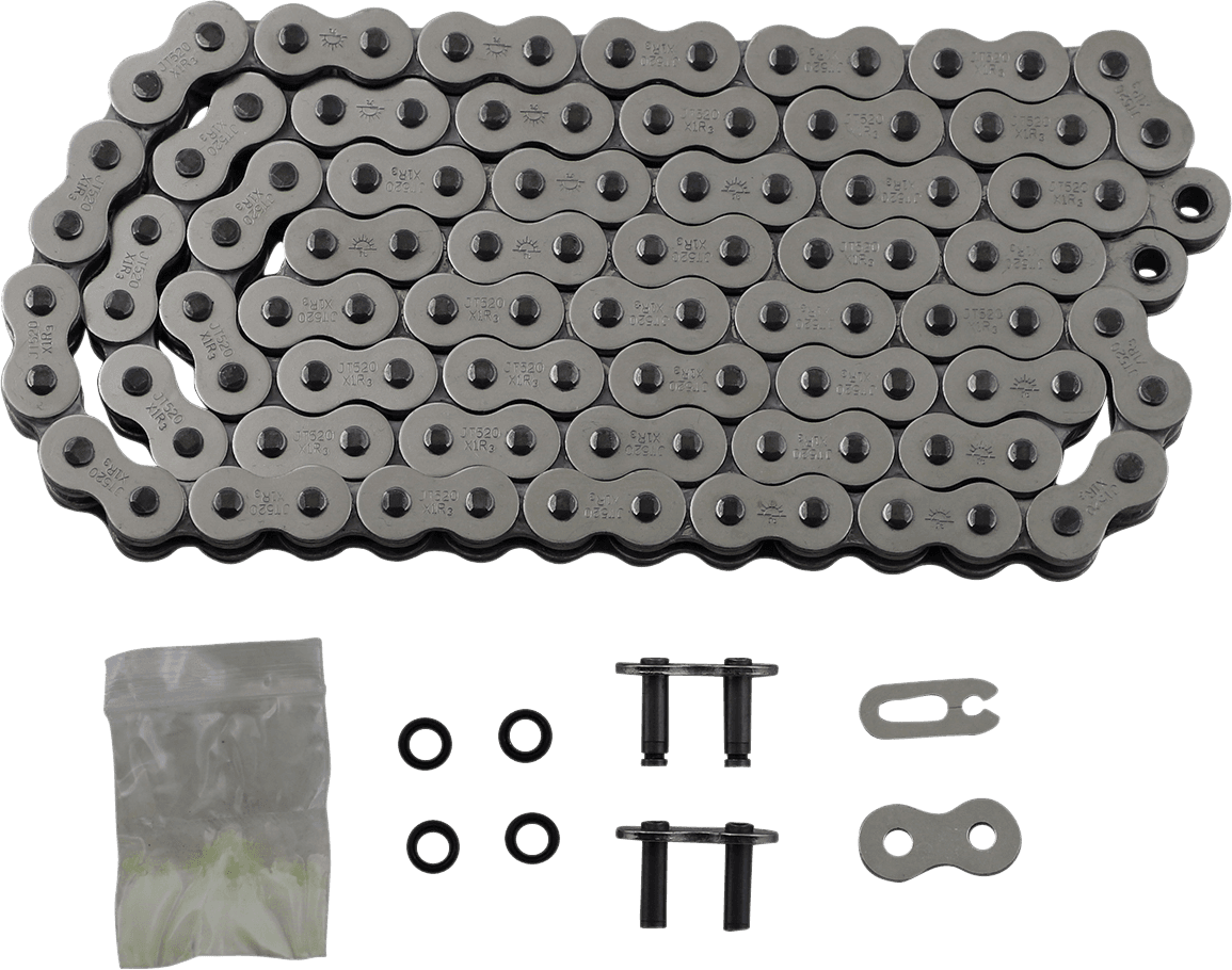 JT CHAINS 1223-1593 520 X1R3 Chain - Nickel - 110 Link