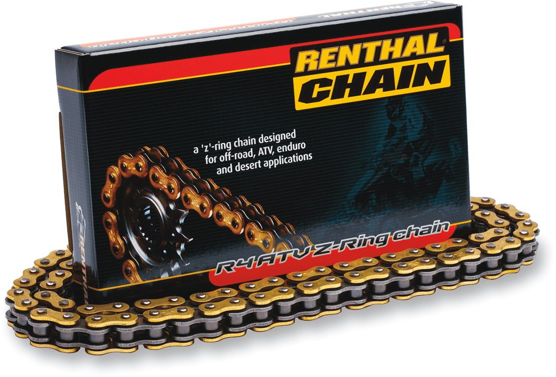 RENTHAL 1224-0024 520 R4 - ATV Z-Ring Chain - 110 Links