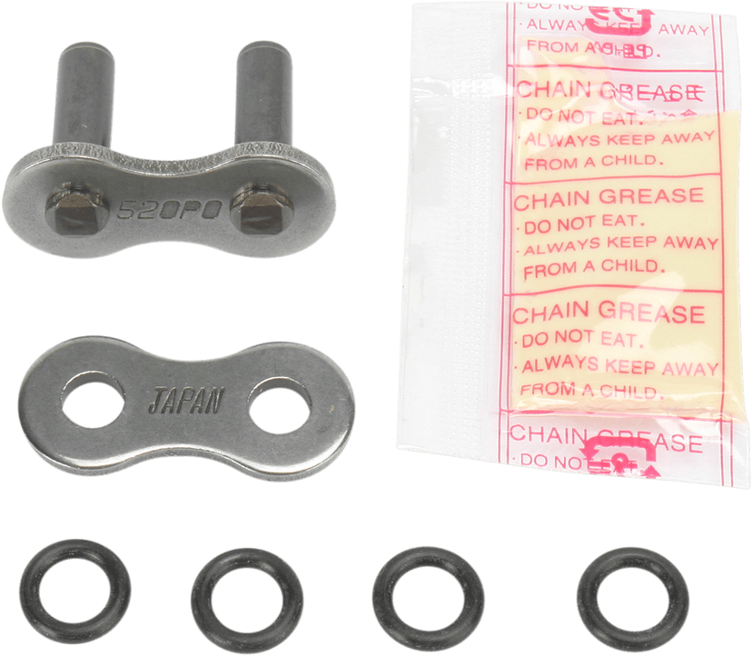 PARTS UNLIMITED 1225-0180 520 O-Ring Series - Rivet Connecting Link