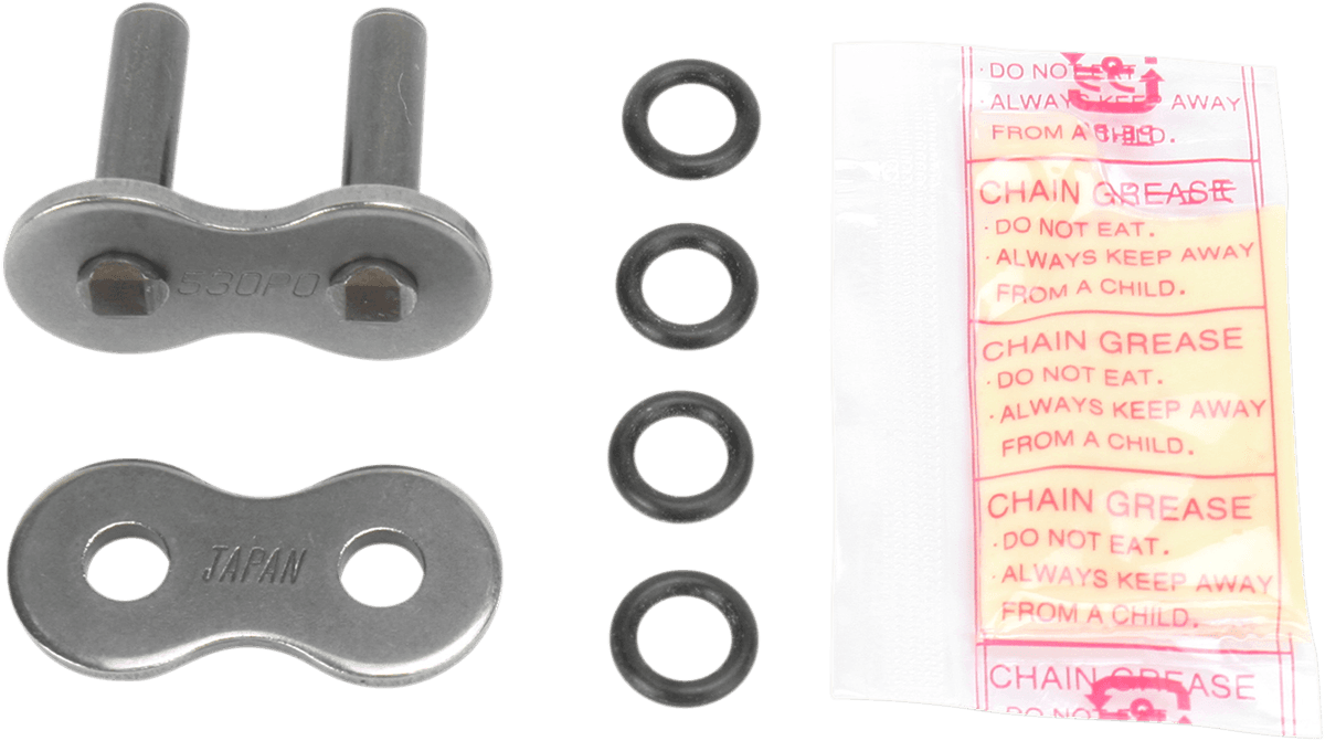PARTS UNLIMITED 1225-0184 530 O-Ring Series - Rivet Connecting Link