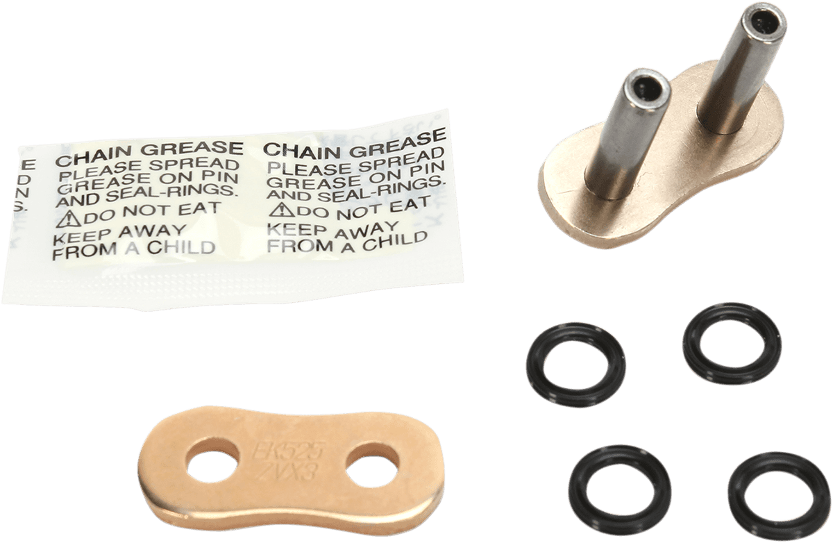 EK 1225-0278 525 ZVX3 - Rivet Connecting Link - Gold