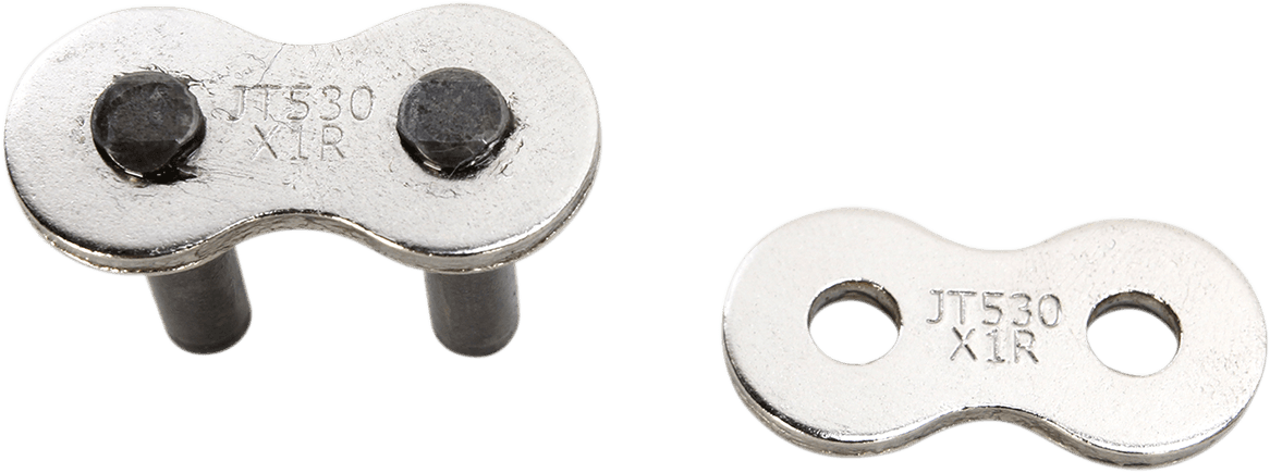JT CHAINS 1225-0461 530 X1R - Replacement Master Link - Rivet - Nickel