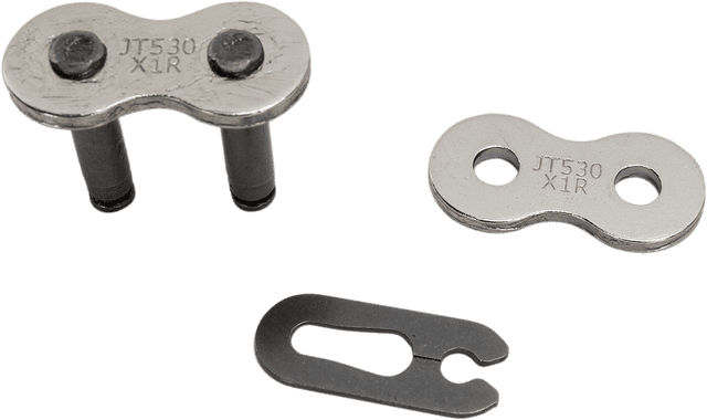 JT CHAINS 1225-0462 530 X1R - Replacement Master Link - Clip - Nickel — image 1 of 2