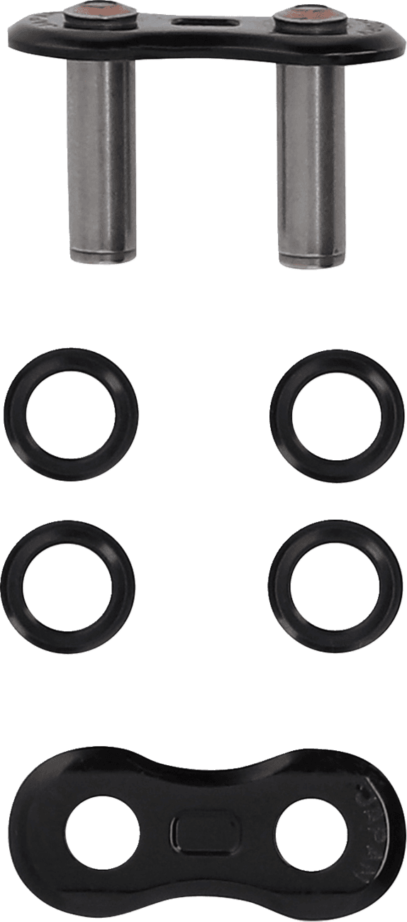 EK 1225-0870 520 RV3D - Connecting Link - Rivet - Black