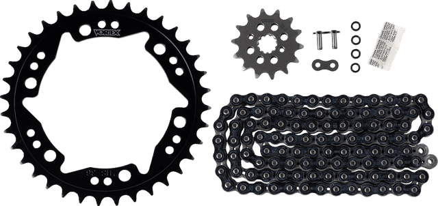 VORTEX 1230-1060 Chain and Sprocket Kit - WSS - Black - Honda CB300F/CBR300R