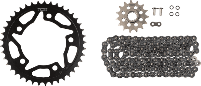VORTEX 1230-1063 Chain and Sprocket Kit - WSS - Black - Honda CBR500R