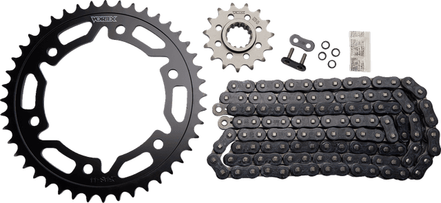 VORTEX 1230-1074 Chain and Sprocket Kit - HFRS - Black - Honda CBR1000 RR