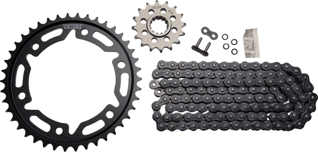 VORTEX 1230-1075 Chain and Sprocket Kit - WSS - Black - Honda CBR1000 RR
