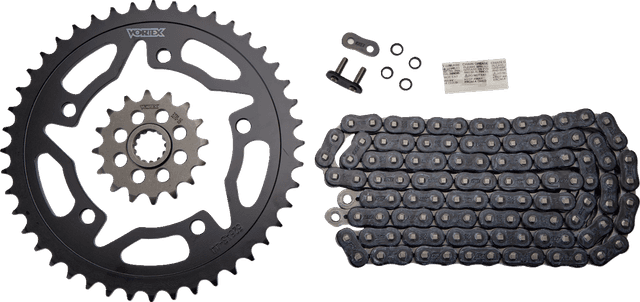 VORTEX 1230-1093 Chain and Sprocket Kit - HFRS - Black - Suzuki GSX-R750/1000