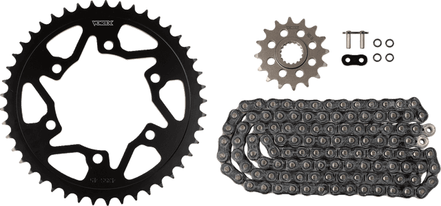 VORTEX 1230-1102 Chain and Sprocket Kit - HFRS - Black - Suzuki GSX-R1000