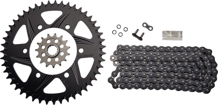 VORTEX 1230-1114 Chain and Sprocket Kit - HFRA - Black - Yamaha YZF-R6