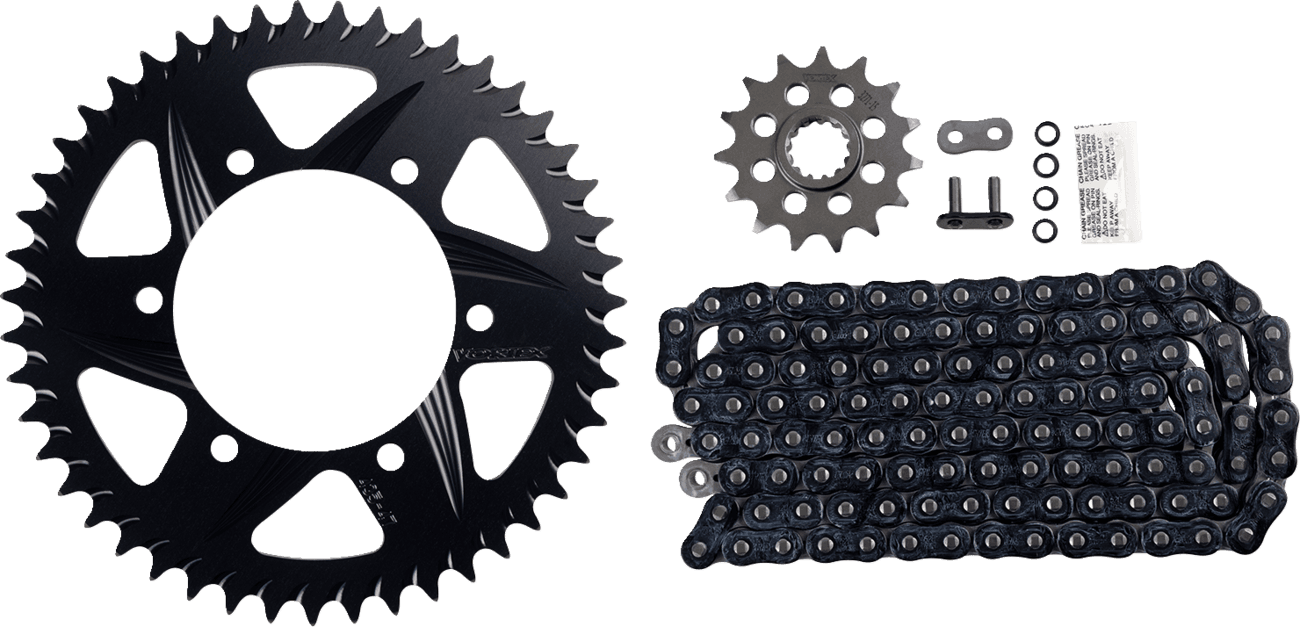 VORTEX 1230-1115 Chain and Sprocket Kit - HFRA - Black - Yamaha YZF-R6