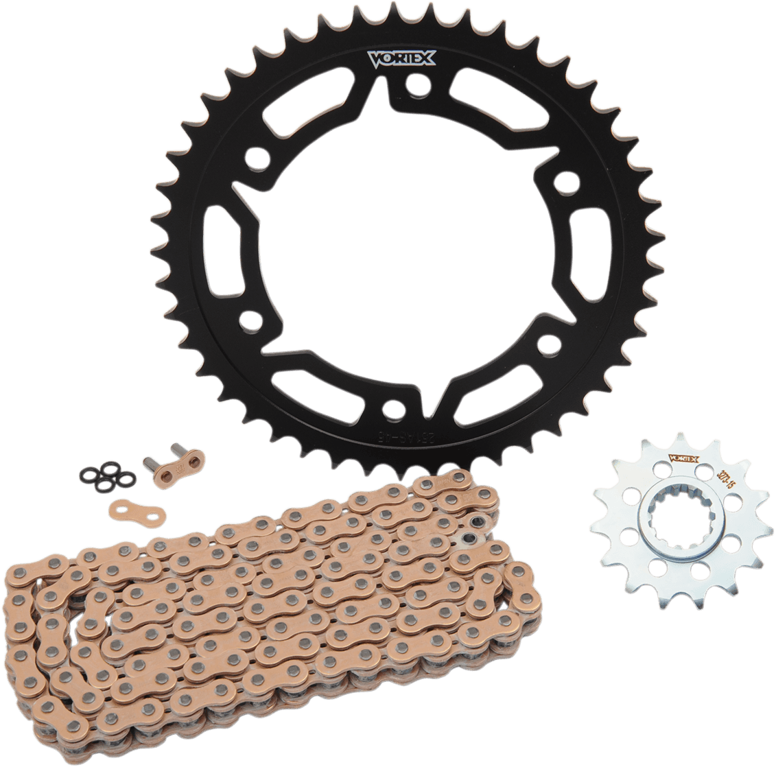 VORTEX 1230-1141 Chain and Sprocket Kit - HFRS - Gold - Honda CBR600 RR