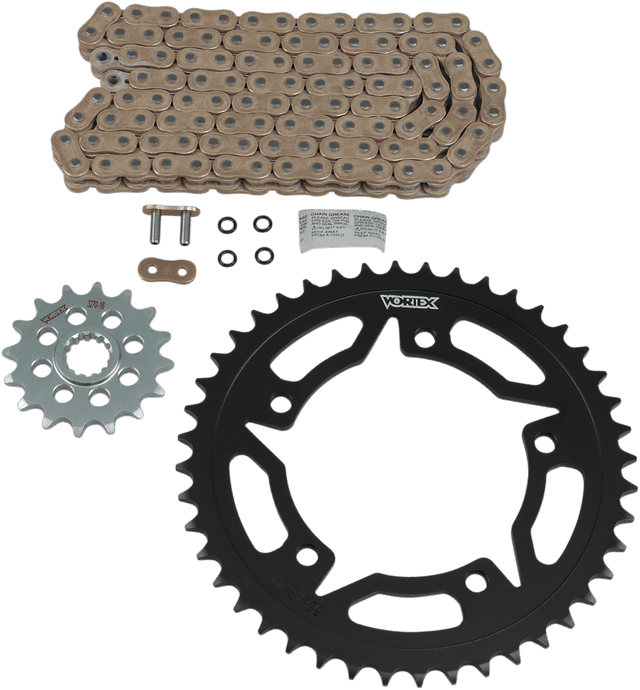VORTEX 1230-1147 Chain and Sprocket Kit - HFRS - Gold - Suzuki GSX-R750/1000