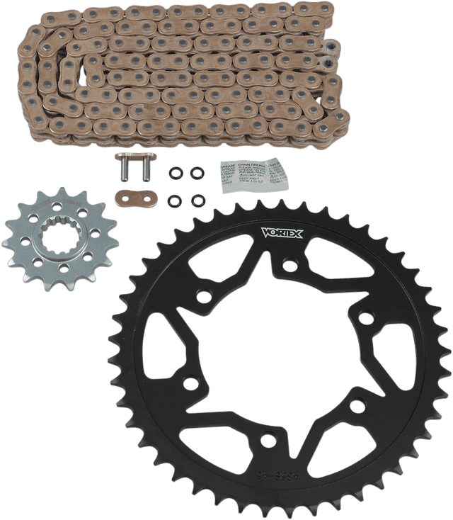 VORTEX 1230-1154 Chain and Sprocket Kit - HFRS - Gold - Yamaha YZF-R1