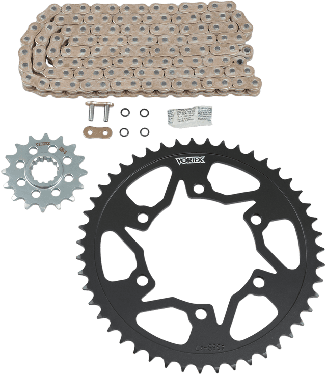 VORTEX 1230-1155 Chain and Sprocket Kit - HFRS - Gold - Yamaha YZF-R1