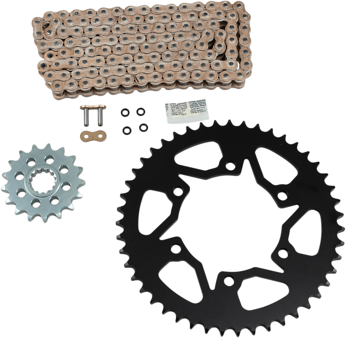 VORTEX 1230-1157 Chain and Sprocket Kit - WSS - Gold - Yamaha YZF-R1