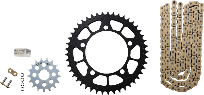 VORTEX 1230-1516 Chain and Sprocket Kit - SSA - Gold - BMW S1000RR