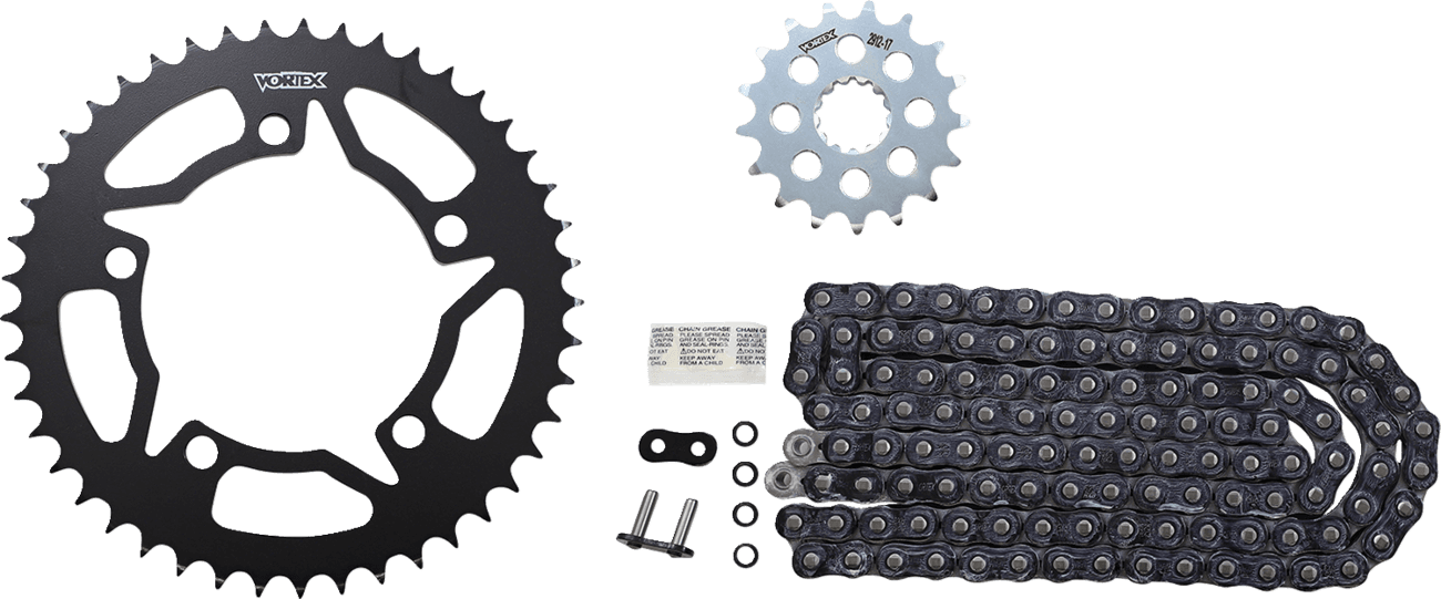 VORTEX 1230-1520 Chain and Sprocket Kit - WSS - Black - BMW S1000RR