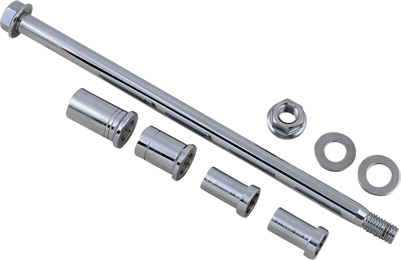 DRAG SPECIALTIES 1302-0693 Swingarm Pivot Shaft Kit - Chrome