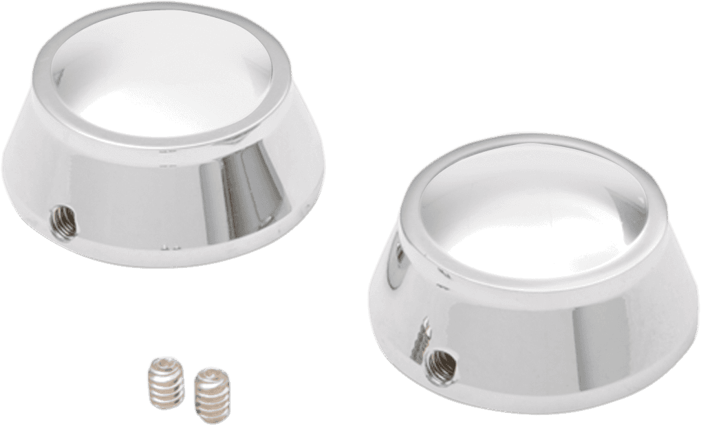 DRAG SPECIALTIES 1303-0200 Swingarm Pivot Bolt Cover - Chrome